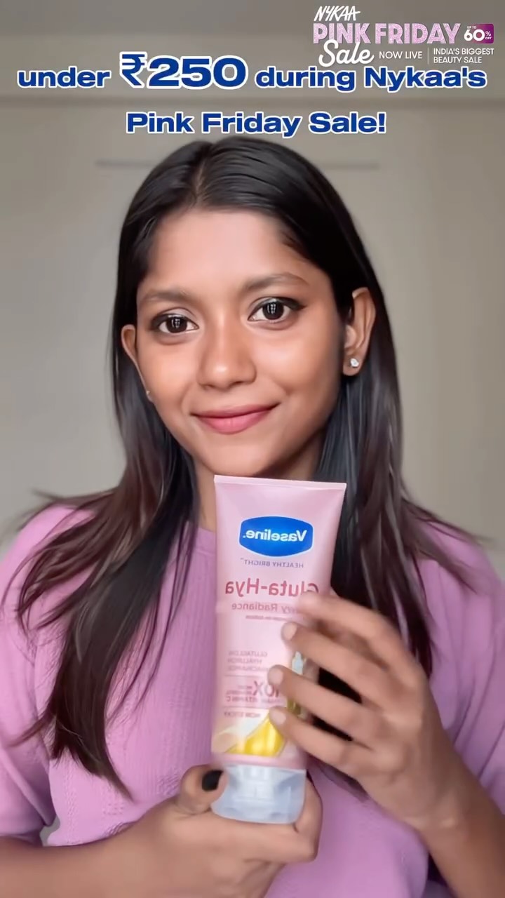 Instagram post by @tin.__.beer for Vaseline. Caption reads: “#AD The glow hits differently when it’s from....
