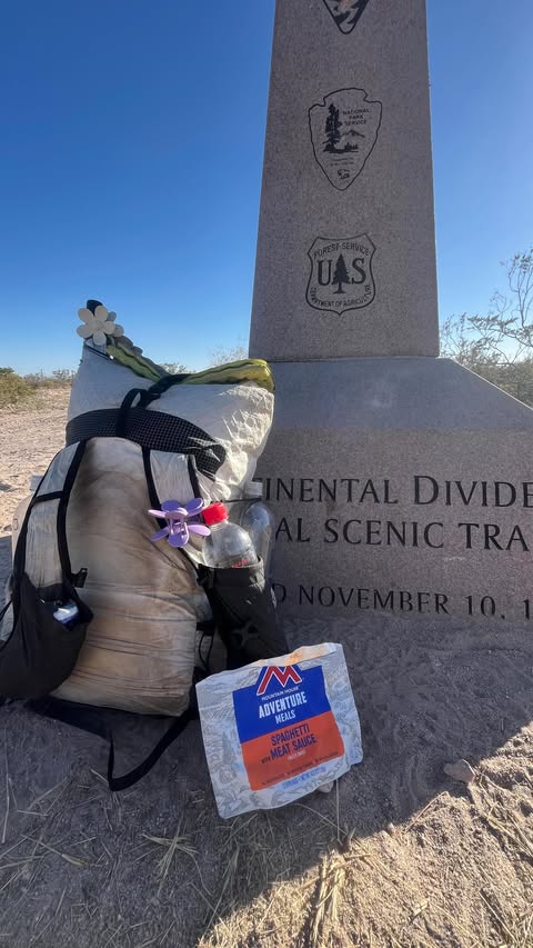 Instagram post by @madisonblagden for Mountain House. Caption reads: #ad #sponsored
I just became the first woman in....