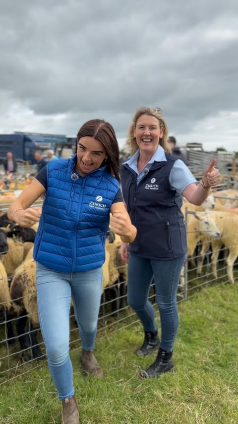 Instagram post by @anniemcguinness for Zurich Insurance. Caption reads: I am delighted to be heading to the National....