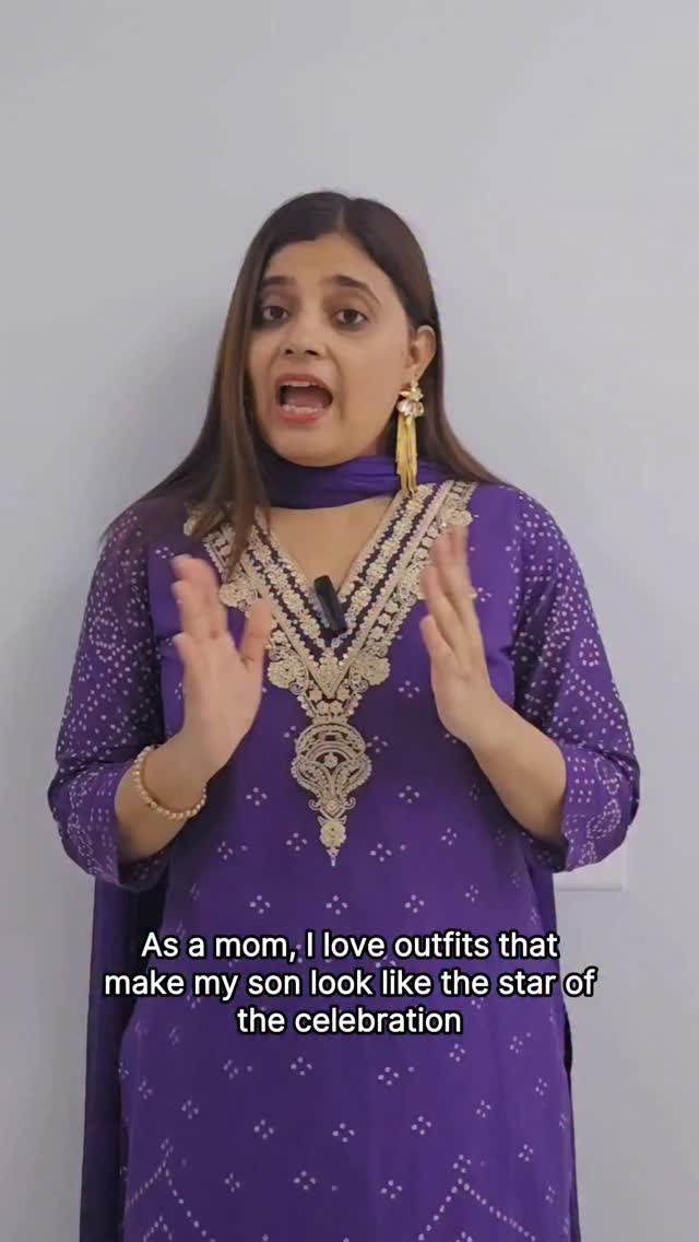 Instagram post by @yashika_happybox for Nykaa Fashion. Caption reads: Got my little one outfits that make him look like....