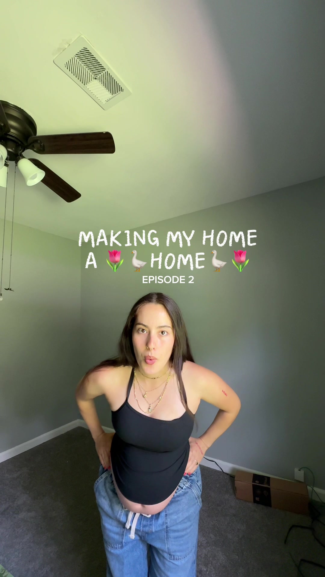 TikTok post by @camichurro_123 for Photowall. Caption reads: Nesting has officially started @Photowall ....