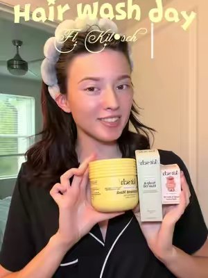 TikTok post by @erynn_leena for Halovida. Caption reads: [...] care night!🧖🏻‍♀️✨ - @Kitsch @SHEGLAM....