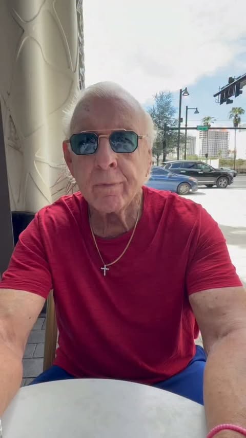 Instagram post by @ricflairnatureboy for DraftKings. Caption reads: [...] and make your picks with my partners....