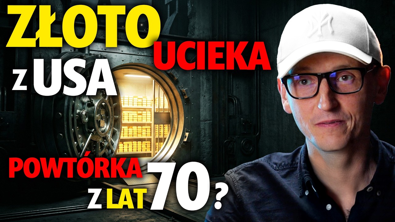 YouTube post by @instytutkryptografiiIK for Ledger. Caption reads: [Paweł Szpakowicz] France EVACUATES GOLD from the....