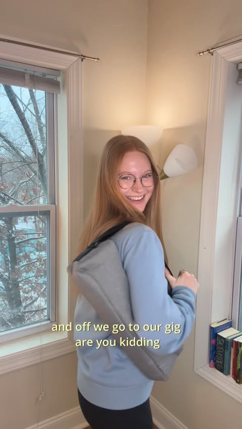 Instagram post by @gill.flutes for KraftGeek. Caption reads: Literally my FAV music stand rn @kraftgeek.us !!!!....