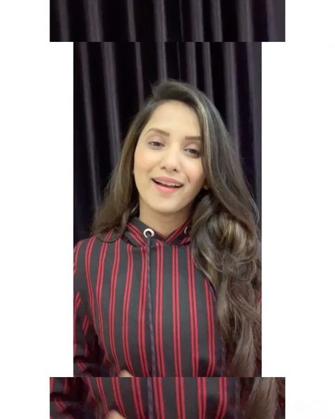 Instagram post by @vaishnavi_official_ for Balu Herbals. Caption reads: Follow: @baluherbals 

Balu herbals face glowing....