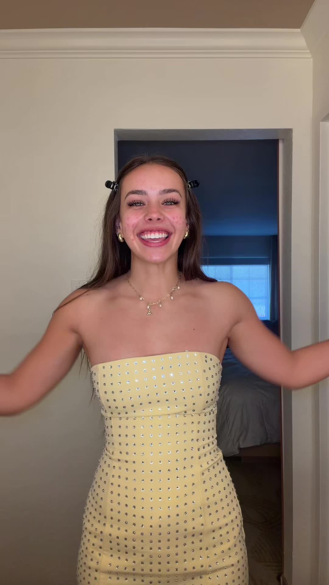 TikTok post by @only1aliya for MCoBeauty. Caption reads: [...] HEREEEEE #grwm #bf #surprise....