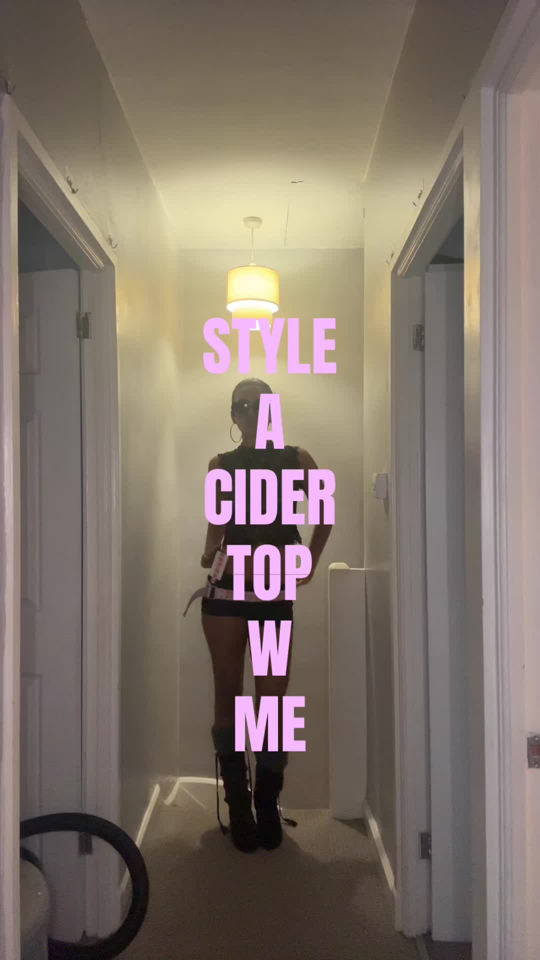 TikTok post by @clari5sa for CiderCloset. Caption reads: [...] really sums up my thought processes....