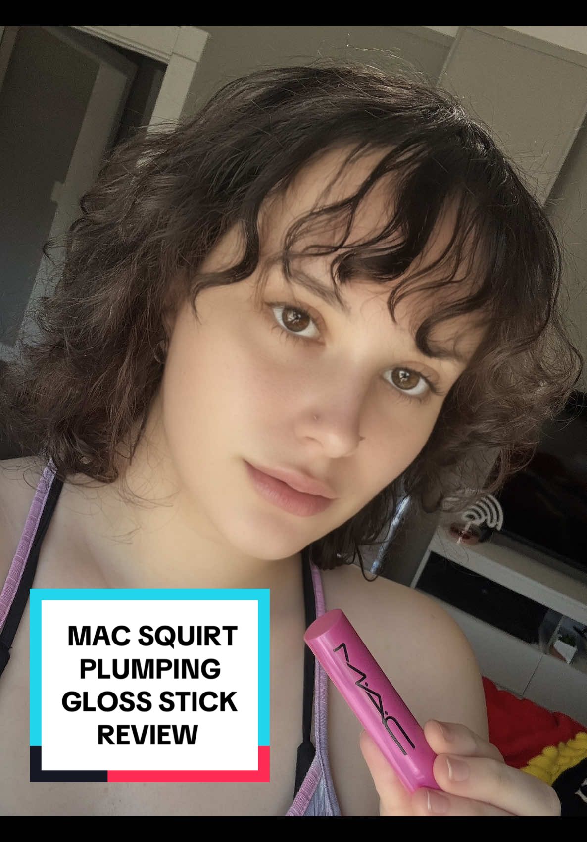 TikTok post by @juliakrasinski for MAC Cosmetics USA. Caption reads: @maccosmetics @M.A.C Cosmetics Store....