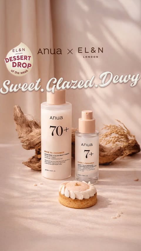 Instagram post by @anua_uk for EL&N London. Caption reads: We’ve teamed up with cult Korean skincare brand....