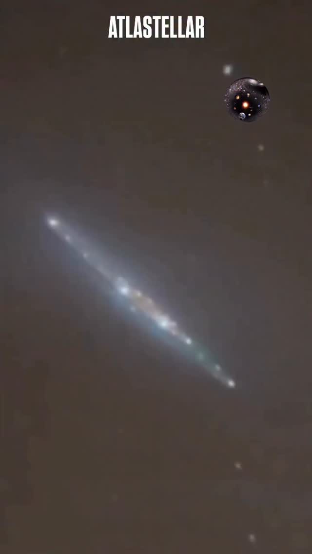 Instagram post by @alkebulan_44 for NASA. Caption reads: [...] like a Comet. #3IATLAS #UAP #Disclosure....