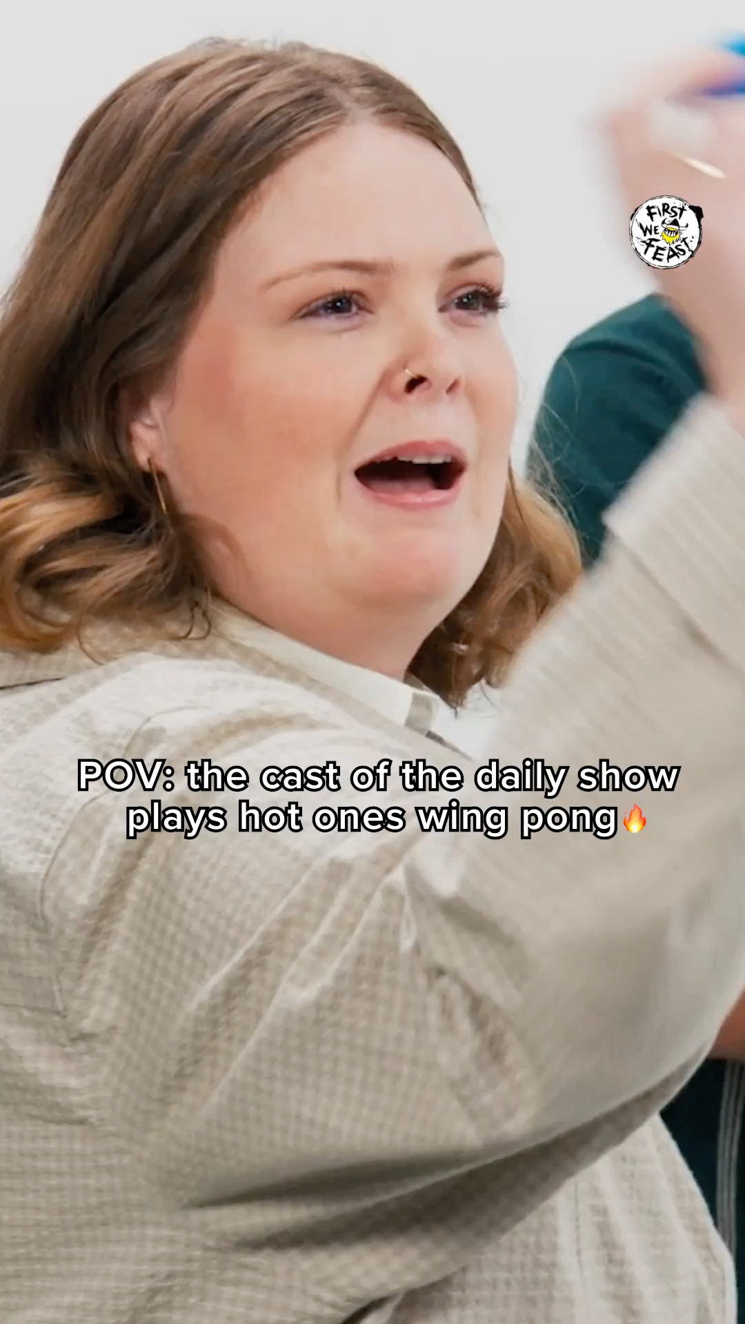 Instagram post by @joshjohnsoncomedy for First We Feast. Caption reads: 🚨 NEW SHOW ALERT 🚨 Hot Ones Wing Pong is....