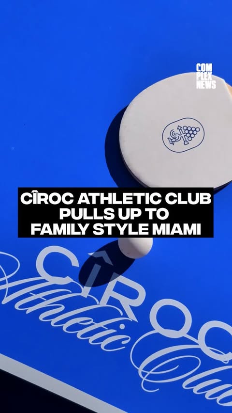 Instagram post by @mattmanasse for Complex. Caption reads: Miami showed up ready to play! The CÎROC....