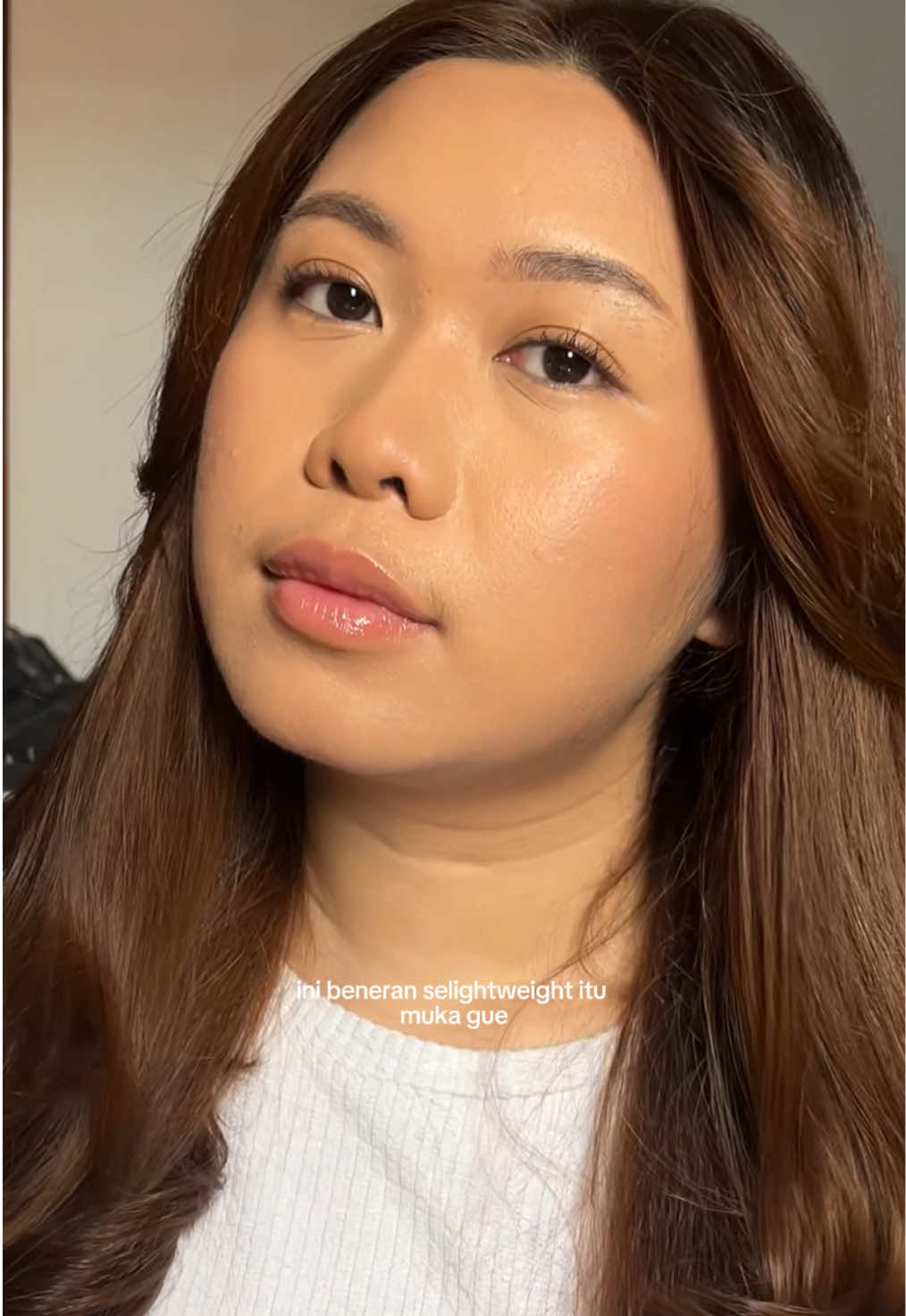 TikTok post by @ifaks for Make Over. Caption reads: one swipe& imperfections gone!<3 #Makeover....