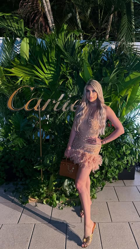 Instagram post by @notbasicblonde_ for Cartier. Caption reads: Magical time with @cartier Into The Wild....