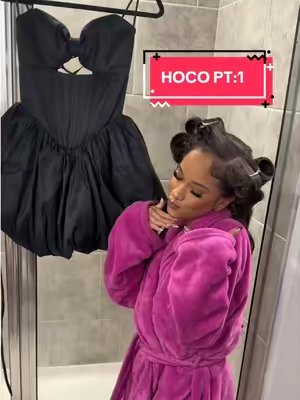 TikTok post by @themcgregorfam for EltaMD. Caption reads: [...] @theetinyqueen ready for HOCO 26 with....