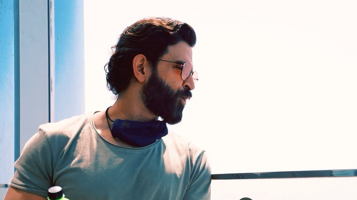 Instagram post by @hrithikroshan for Burj Khalifa by Emaar. Caption reads: Being on top of the world was my....