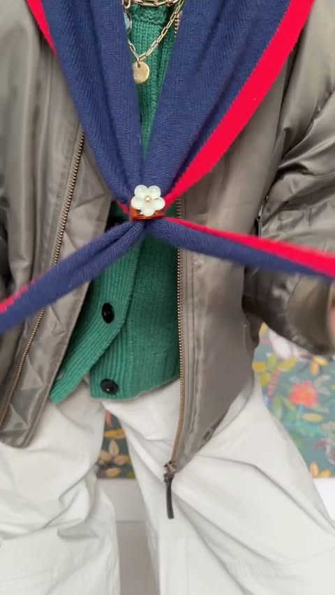 Instagram post by @goodmannersstyle for Damson Madder. Caption reads: [...] are calling 🫶🏼 Trousers @damsonmadder Tee....