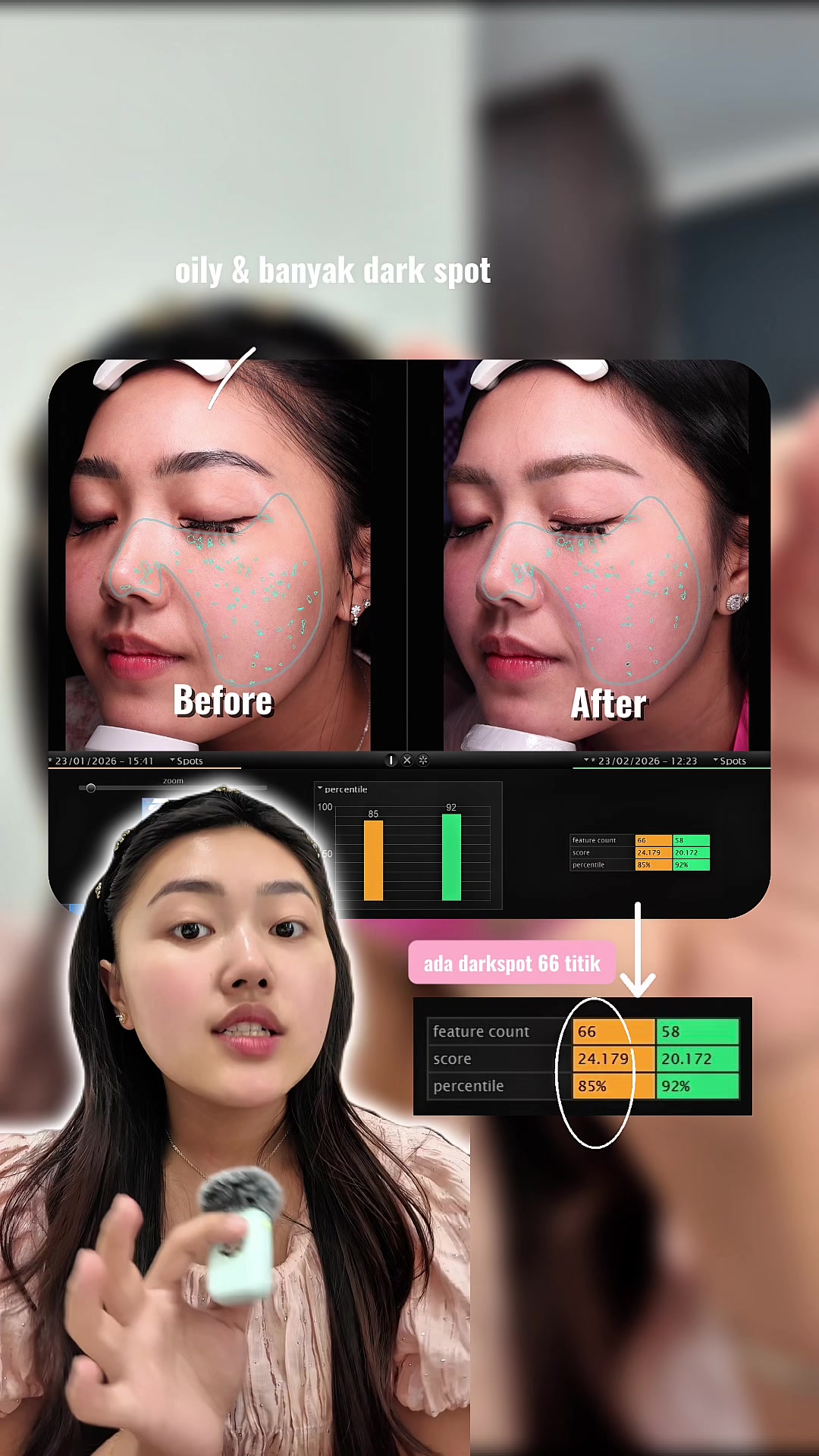TikTok post by @mizypage for L’Oréal Paris Indonesia. Caption reads: buat yang masih belum percaya sama Moist Pink....