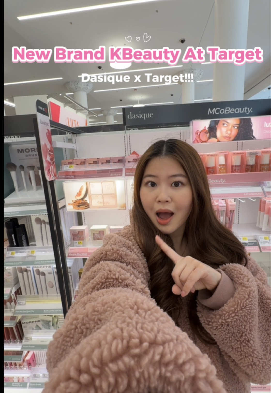 TikTok post by @connaybunnay for Dasique. Caption reads: Dasique is now in Target!! Have you ever tried....