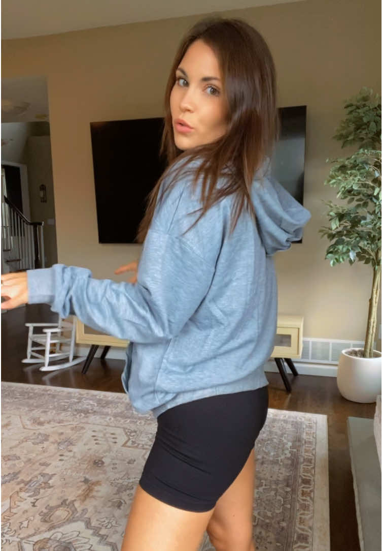 TikTok post by @ashley.armstrongx for Zeagoo. Caption reads: [...] #zipup #hoodie #zipuphoodie #sweatshirt....