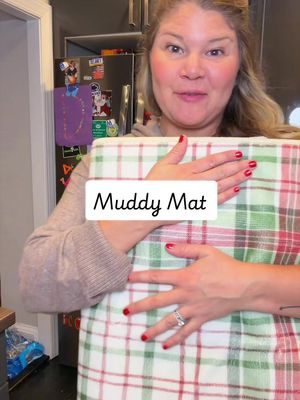 TikTok post by @goldfishngasmoney for Muddy Mat. Caption reads: @Muddy Mat but make them pretty! #arearug [...].