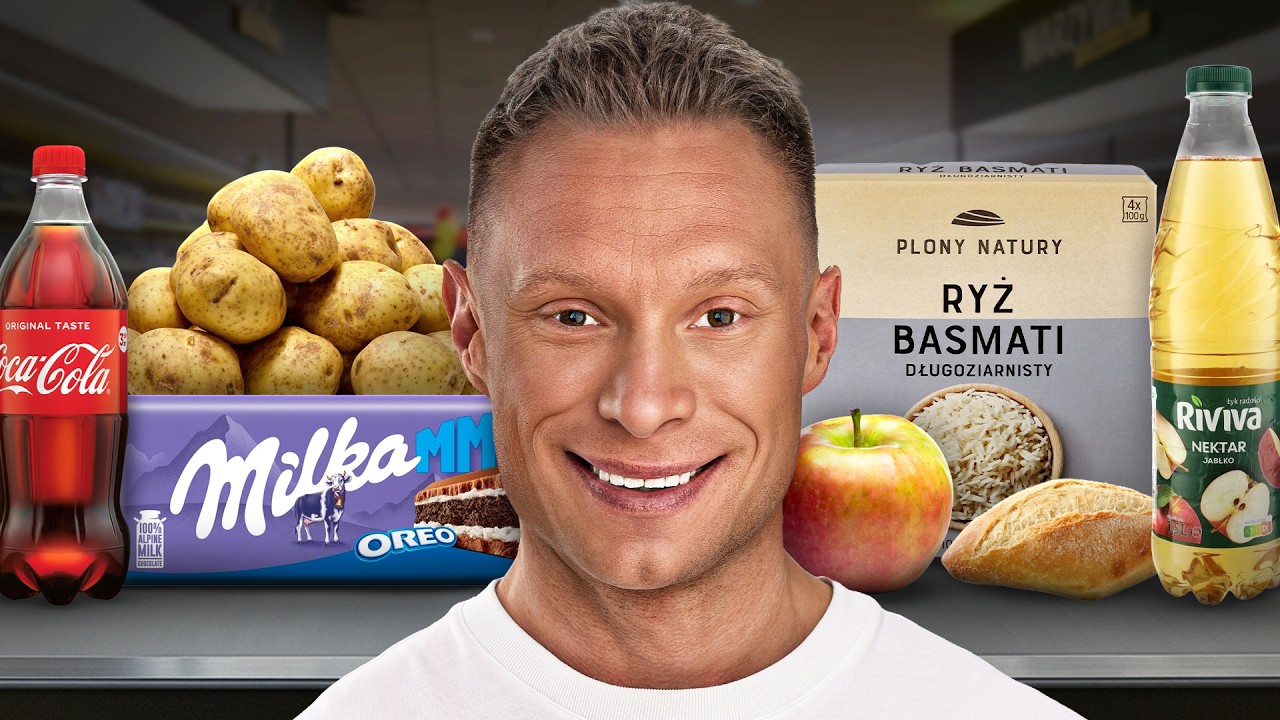 YouTube post by @Michal_Wrzosek for empik. Caption reads: BEST vs. WORST sources of carbohydrates! Don't eat....