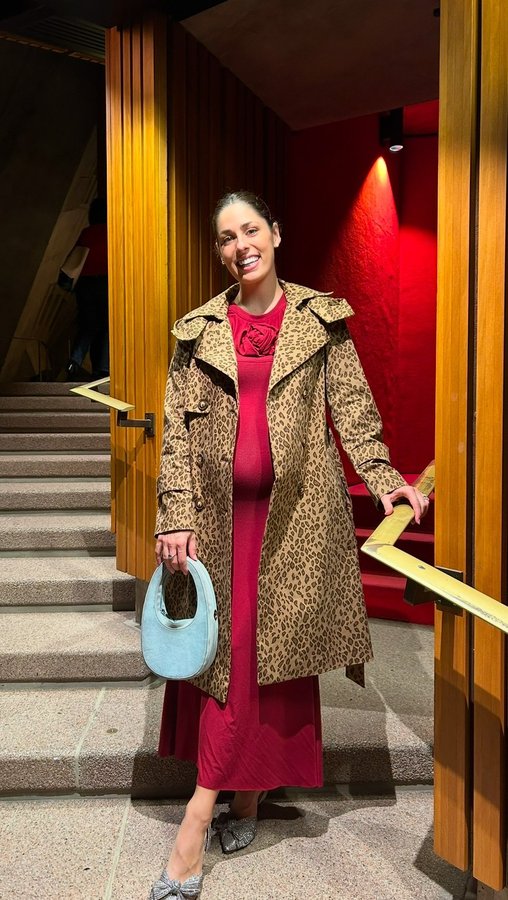 Instagram post by @bygraciesteel for The Fabric Store. Caption reads: #GRWM for a rainy day adventure with my little....