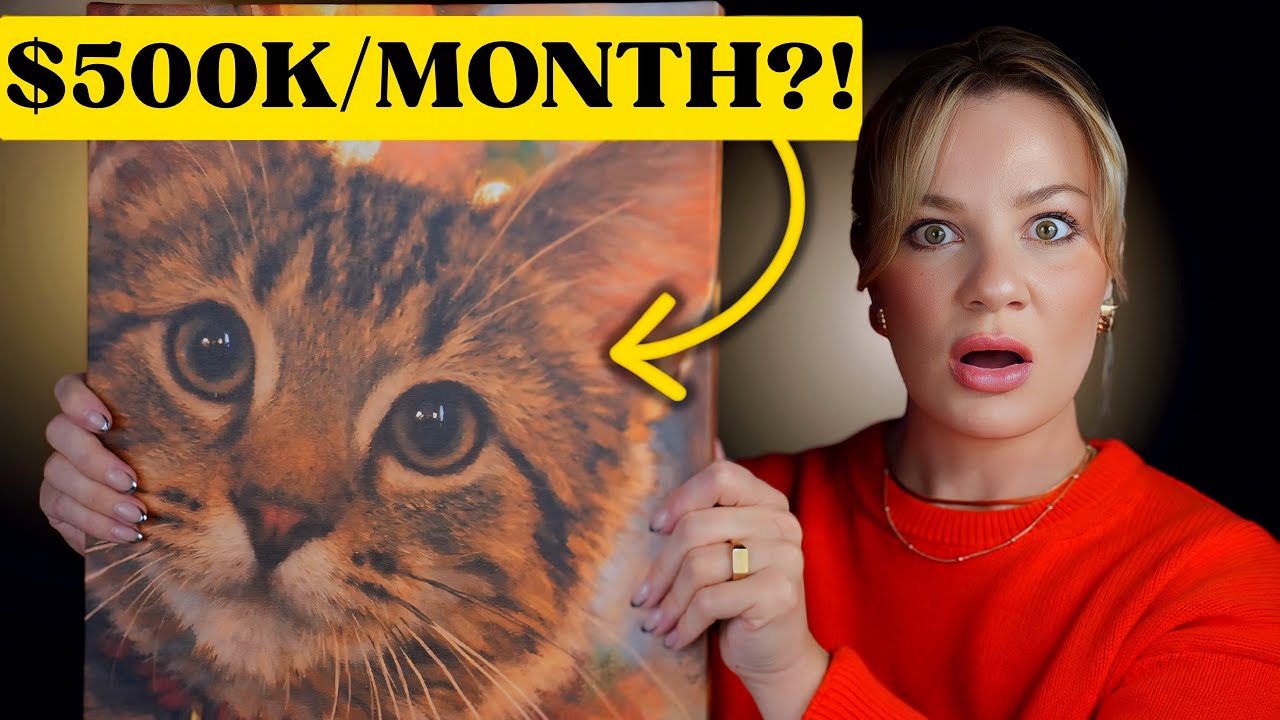 YouTube post by @FinanciallyPowerful for Gelato. Caption reads: This Simple Business Makes The Owner....