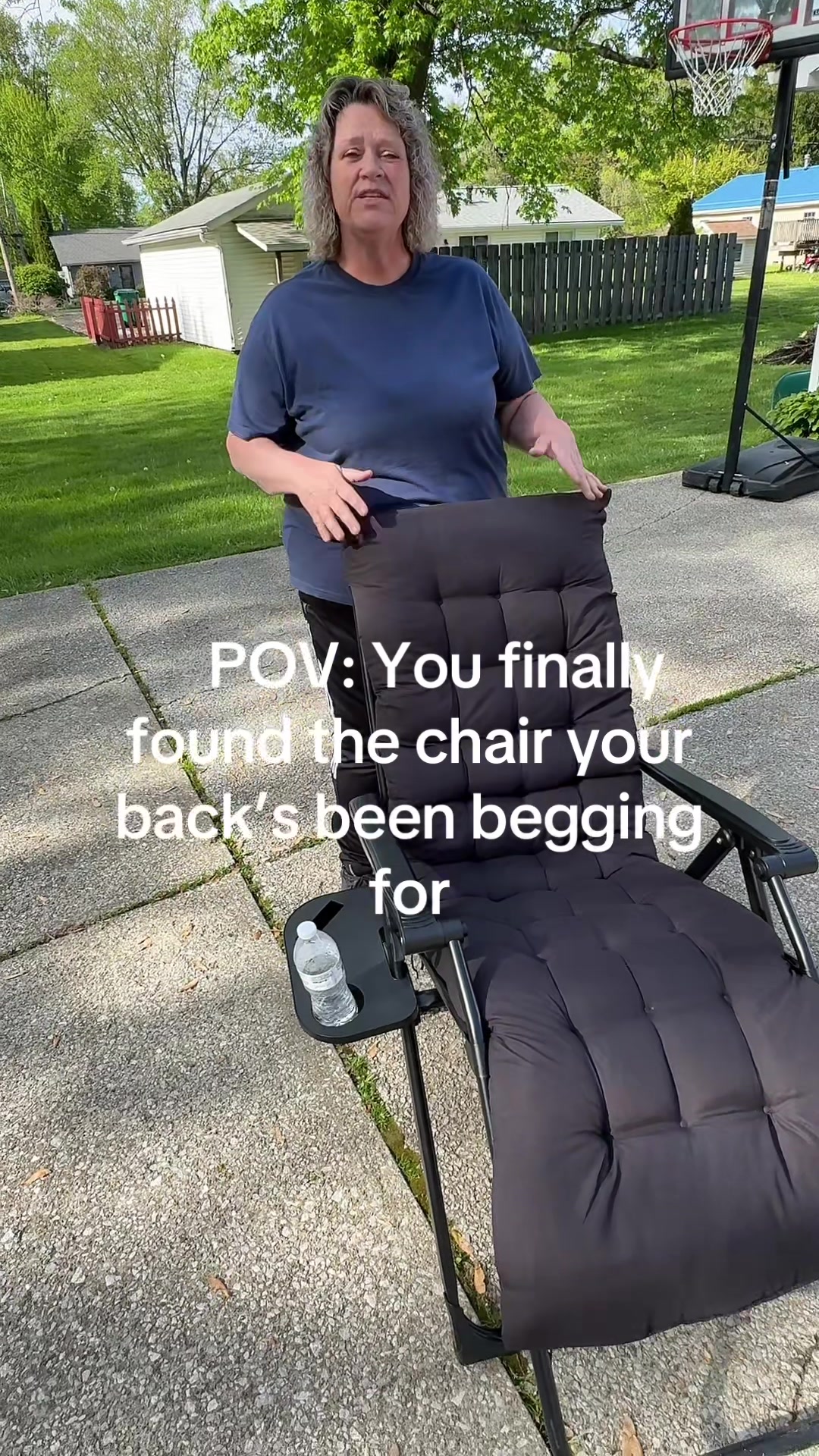 TikTok post by @arlene.ohio.nurse for Sweetcrispy. Caption reads: @Sweetcrispy Shop These chairs are PERFECT for....