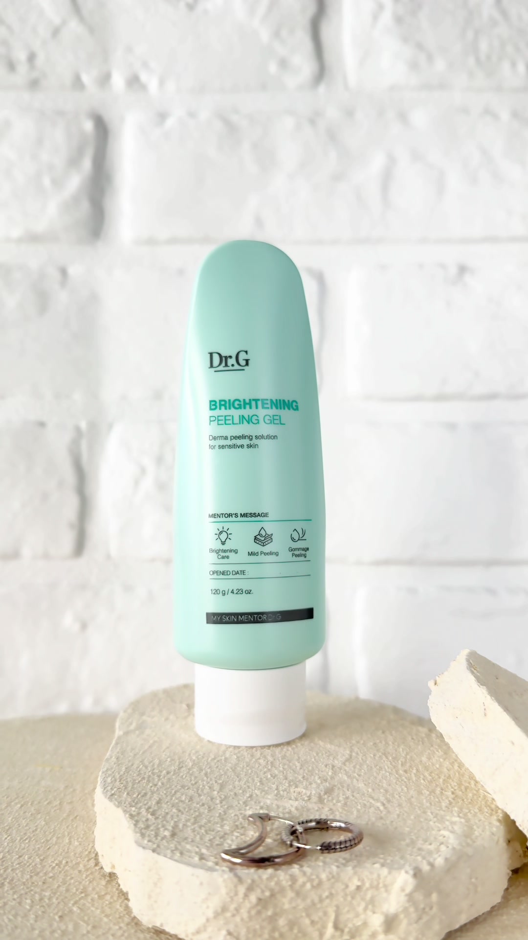 TikTok post by @faeryenne for Picky. Caption reads: Brightening Peeling Gel @Dr. G  Gifted by @Picky....