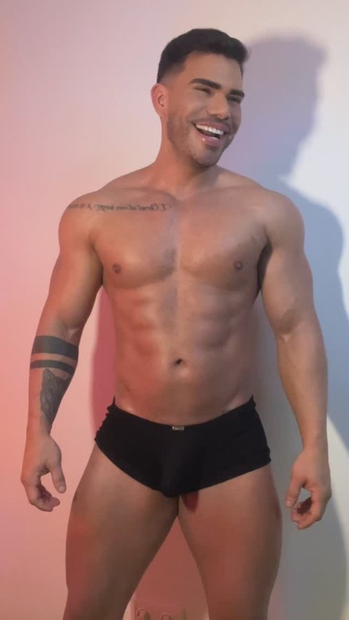 Instagram post by @luisvillegas_ for ThePack Underwear. Caption reads: 🖤 New collection of @thepackunderwear_....