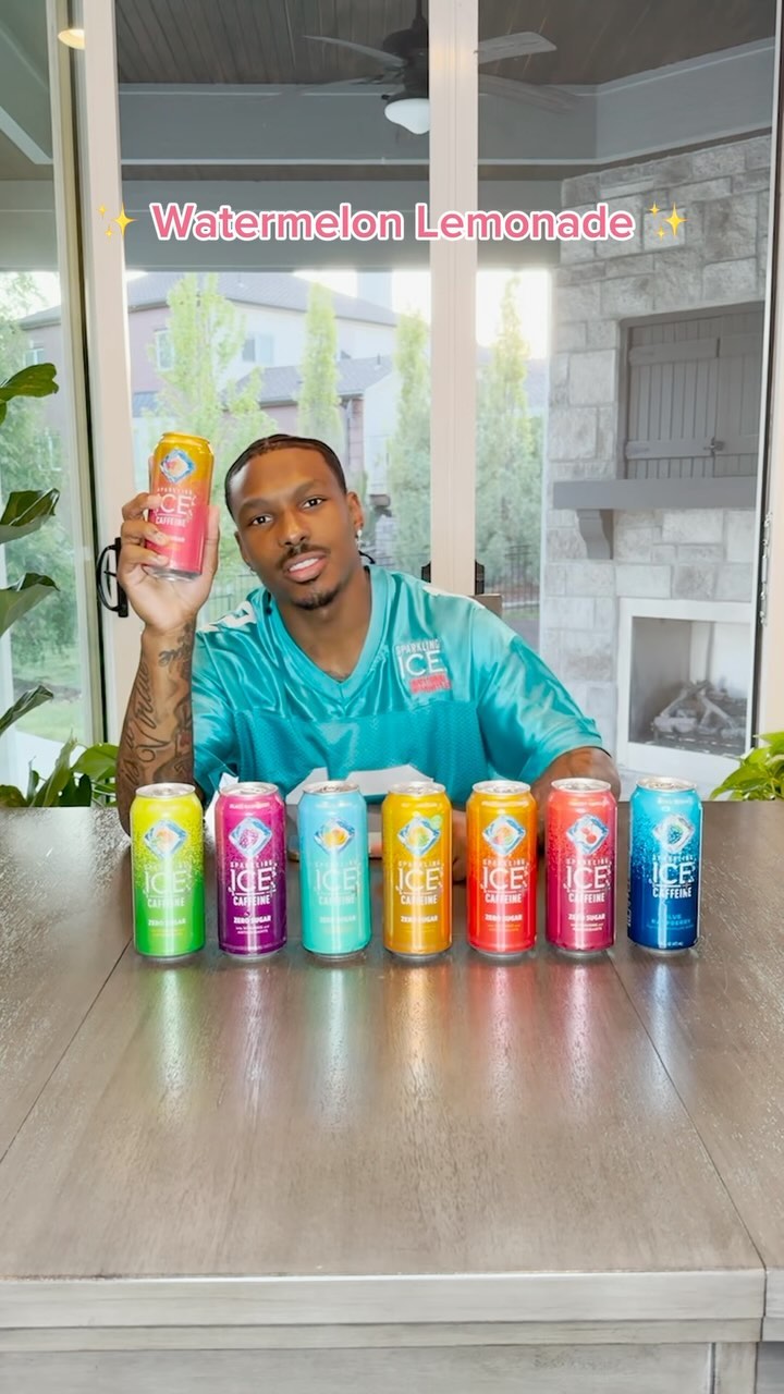 Instagram post by @mecolehardman4 for Sparkling Ice. Caption reads: I’m teaming up with Sparkling Ice as I watch....