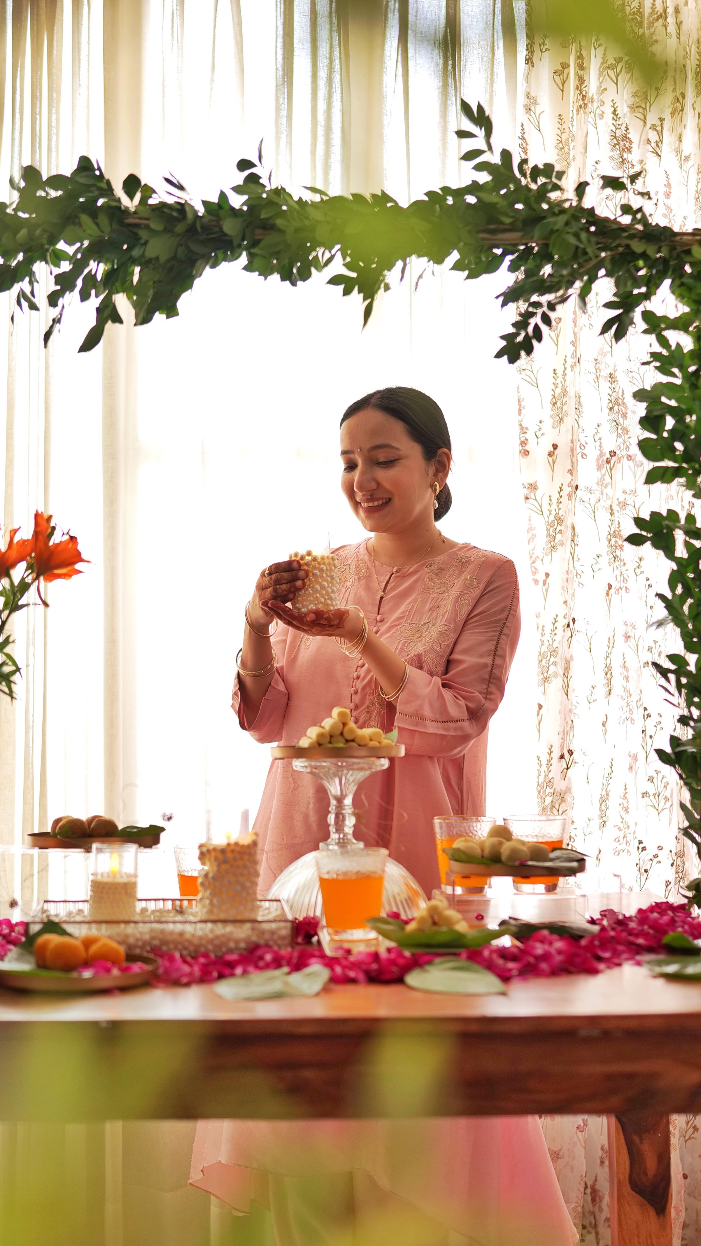 Instagram post by @kumaoni_soul for Pantaloons. Caption reads: This Diwali, don’t just light up your space —....