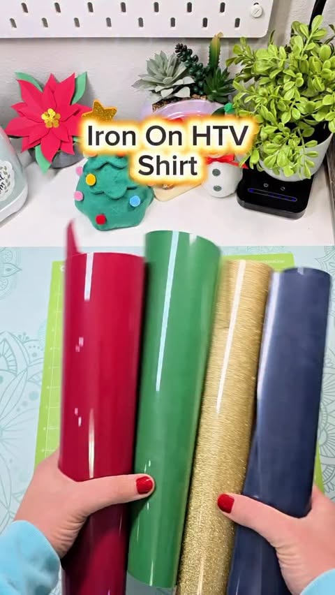 Instagram post by @colescraftingcorner for Creative Fabrica. Caption reads: 🎄Ready for the cutest holiday shirt? 👚 We’re....