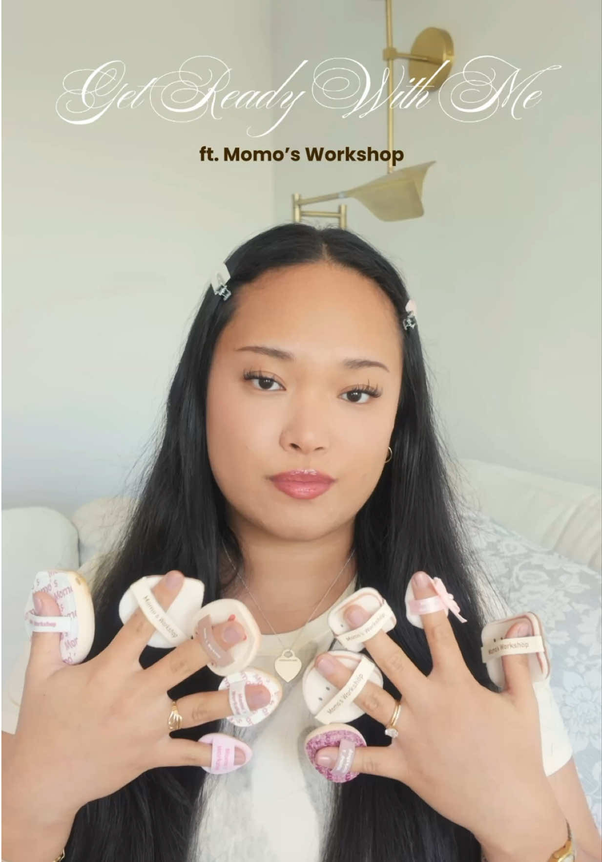 TikTok post by @marshennnn for Momo’s Workshop. Caption reads: [...] ALL PRODUCTS at their website 🛒✨....