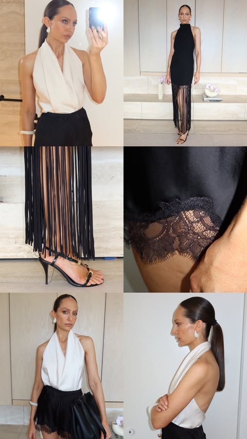 Instagram post by @marina_didovich for Witchery. Caption reads: My summer looks sorted @witcheryfashion 🖤 🙌🏻.