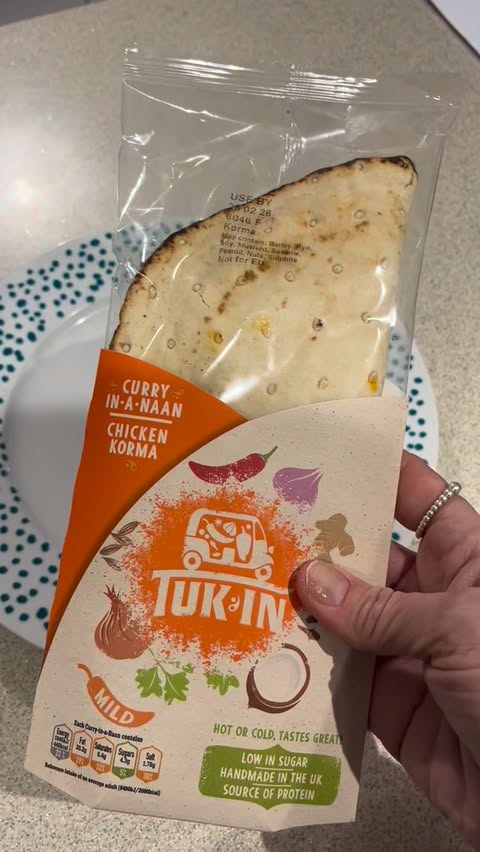 Instagram post by an influencer for Tuk In. Caption reads: [...] Curry Nan’s you ever did taste @tukinfoods....