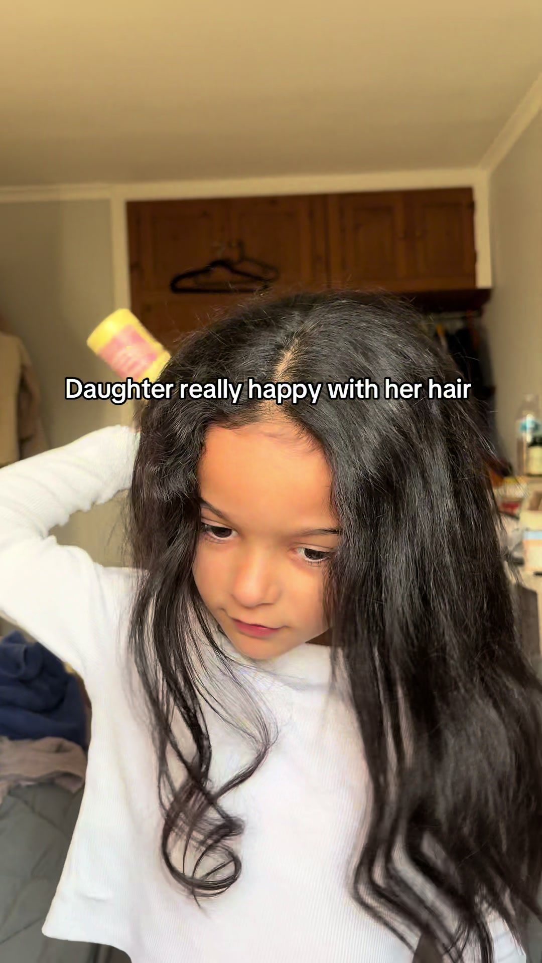 TikTok post by @kiefersharif for Hair Syrup. Caption reads: @hairsyrup thanks guys .