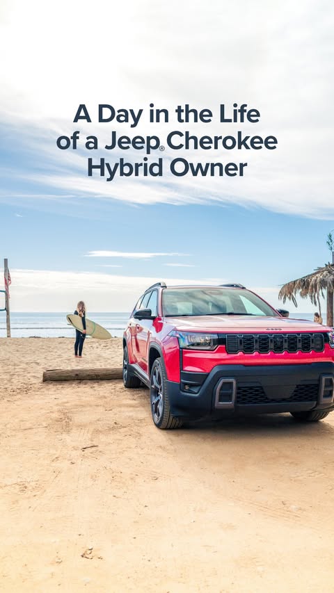 Instagram post by @paradiseunmapped for Jeep. Caption reads: [...] design and powerhouse performance ⚡️ The....