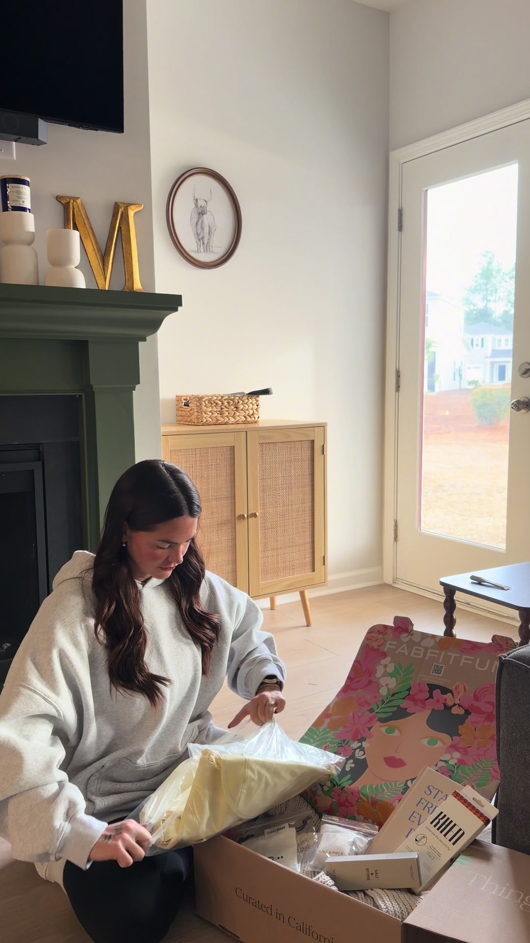 TikTok post by @mackensiermintz for FabFitFun. Caption reads: @FabFitFun is the best subscription - everyone....