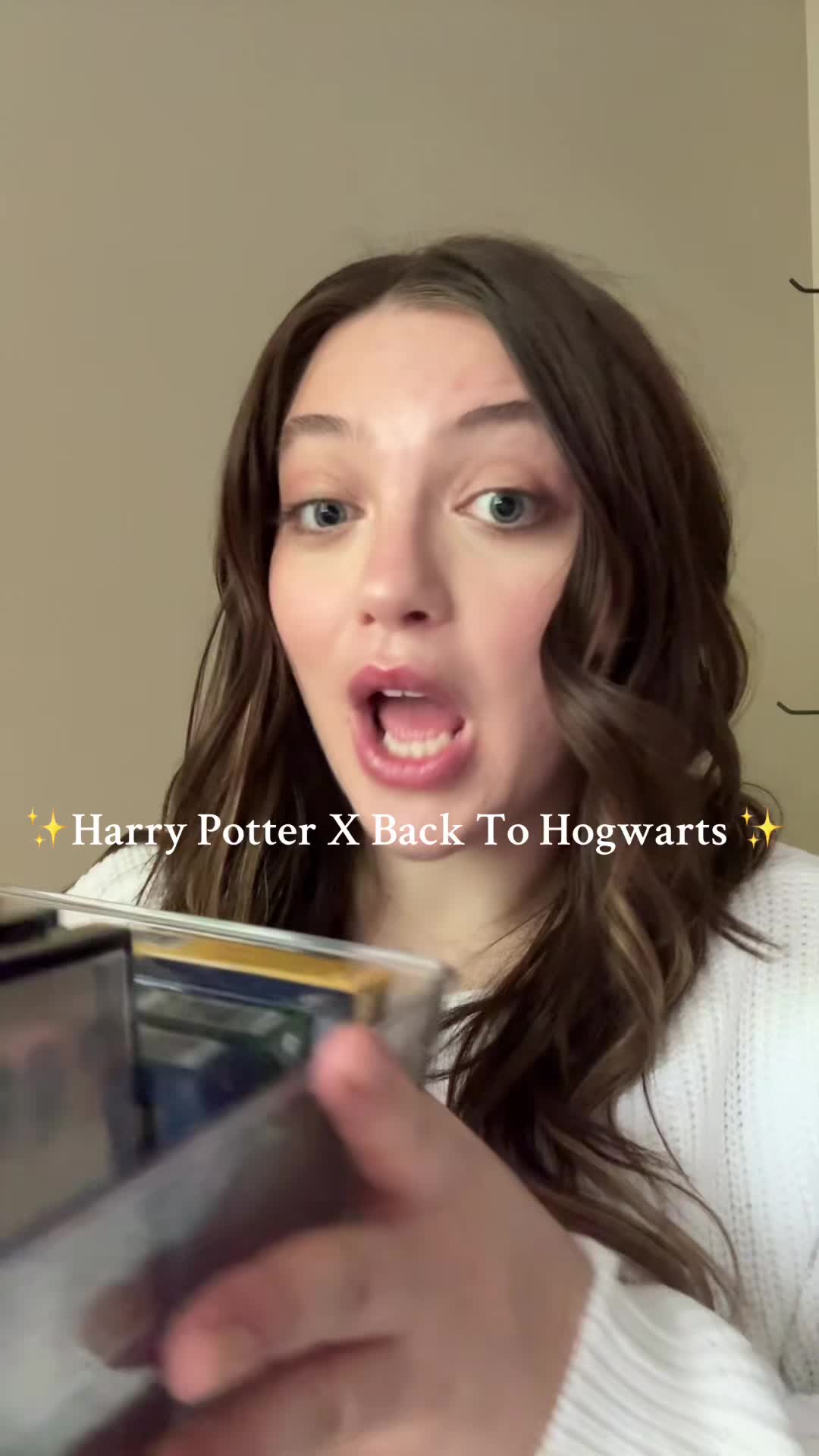 TikTok post by @alisonbates for Glamnetic. Caption reads: [...] Potter X Back To Hogwarts @Glamnetic....