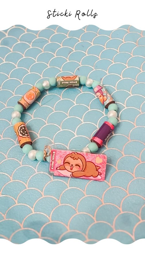 Instagram post by @stickirolls for Jazwares. Caption reads: ✨ #Ad | Surprised my daughter with the cutest new....