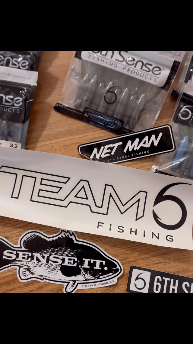 Instagram post by @bassmanrandfishing for 6th Sense Fishing. Caption reads: [...] partnership with @waterlandco and....