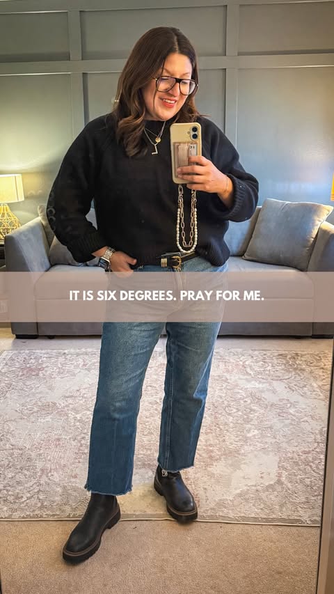 Instagram post by @farnorthfashion for Sam Edelman. Caption reads: Today’s outfit was built for survival, not....