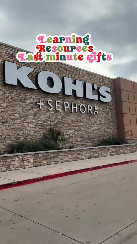 Instagram post by @cindy.cymerman for Learning Resources. Caption reads: Last-minute gift run ✔️
Stopped by Kohl’s and....
