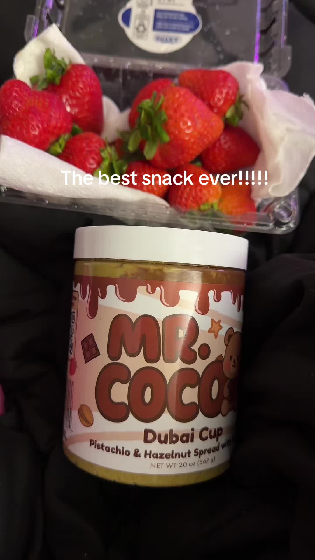 TikTok post by @jashaayvonnee for Mr Coco. Caption reads: The best snack ever!!!@Mr. Coco ❤️.