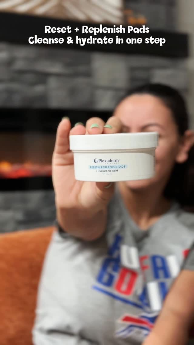 Instagram post by @kerraezgi for Plexaderm. Caption reads: #ad My skincare essentials from @plexaderm....