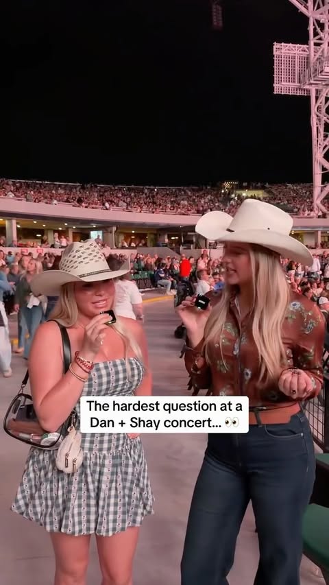 Instagram post by @cassie.meschke for Live Nation Concerts. Caption reads: Name a @danandshay song you’ll never get tired of....