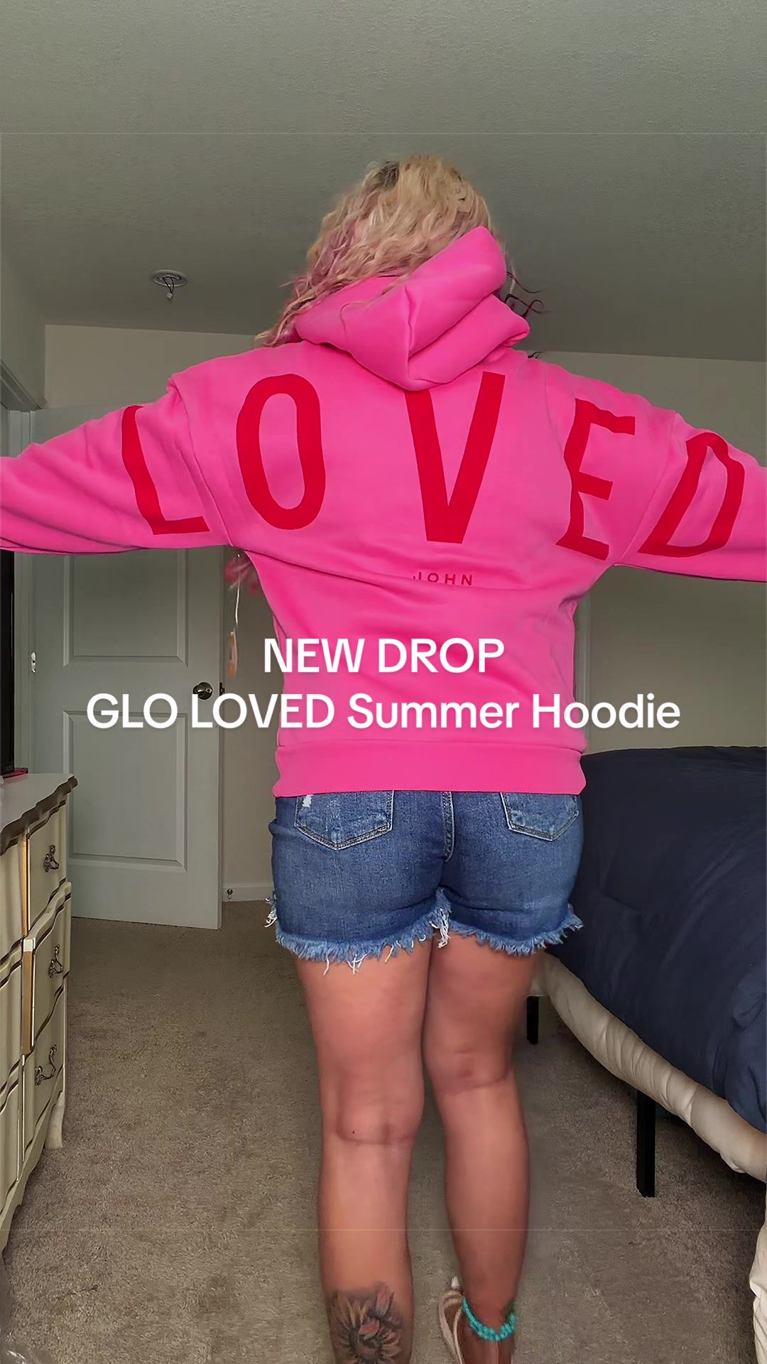 TikTok post by @itshertoni for God's Love Overcomes. Caption reads: @God’s Love Overcomes has finally dropped the long....
